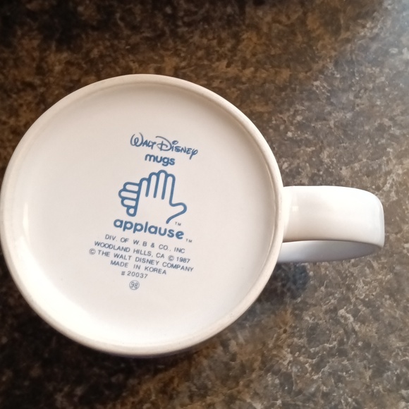 VINTAGE 1987 Disney Donald Duck & Daffy Duck Valentines Mug Love Quote Mug - Picture 11 of 12